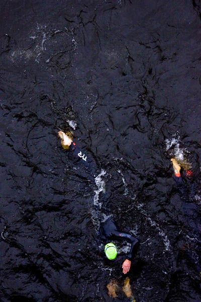 Ironman Maastricht - zwemmen in de Maas